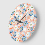 Waterverf Tiny Flowers:  Grote Klok (Hoek)