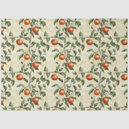 Waterverf tomaten op de wijnstok tissuepapier (Voorkant)