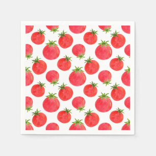 Waterverf Tomaten    PatternNapkins Servet