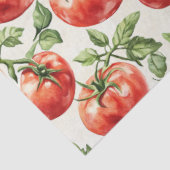 Waterverf tomatentPatroon Tissuepapier (Detail)