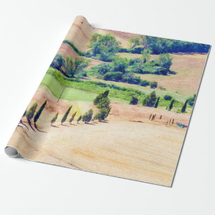 Waterverf Toscane schilderij #2 Cadeaupapier