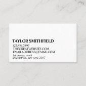  Waterverf Traditioneel Visitekaartje (Achterkant)