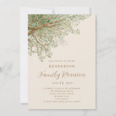 Waterverf Tree Family Reunion Kaart (Voorkant)