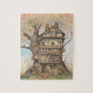 Waterverf Tree House Legpuzzel