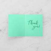 Waterverf Trees Dank je kaart (Binnen)