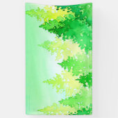 Waterverf Trees Spandoek (Verticaal)