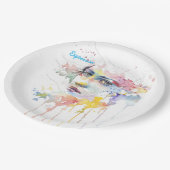 Waterverf Trend Expression van Vrouw Papier Bord (Gekanteld)