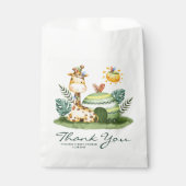 Waterverf Tribal Giraffe Verjaardag Dank u Bedankzakje (Voorkant)