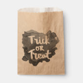 Waterverf Trick or treat voorkeurzakken Bedankzakje (Voorkant)