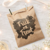 Waterverf Trick or treat voorkeurzakken Bedankzakje (Geknipt)