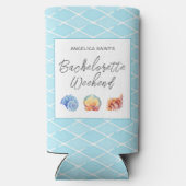 Waterverf Tropical Beach Bachelorette Party (Achterkant)