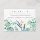 Waterverf Tropical Beach Bewegende Aankondiging (Voorkant)