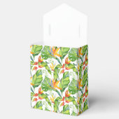 Waterverf Tropical Floral Red Wedding Dank u Bedankdoosjes (Geopend)