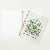 Waterverf Tropical Green House Plant Quote Planner (Display)