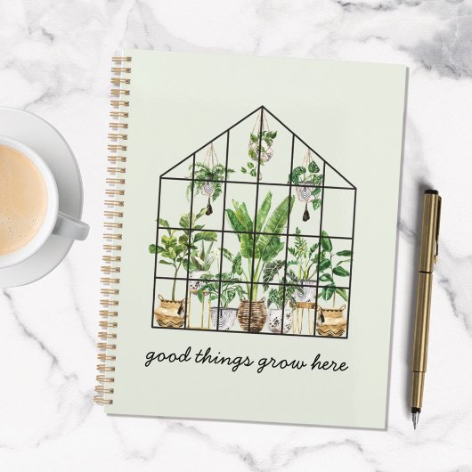 Waterverf Tropical Green House Plant Quote Planner