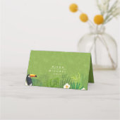 Waterverf Tropical Wedding Table Green ID577 (Achterkant)