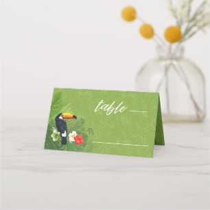 Waterverf Tropical Wedding Table Green ID577