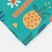 Waterverf Tropicana Fleece Deken (Hoek)