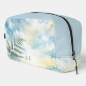 Waterverf Tropics Fern Accessoirezak Toilettasje (Rechterhoek)