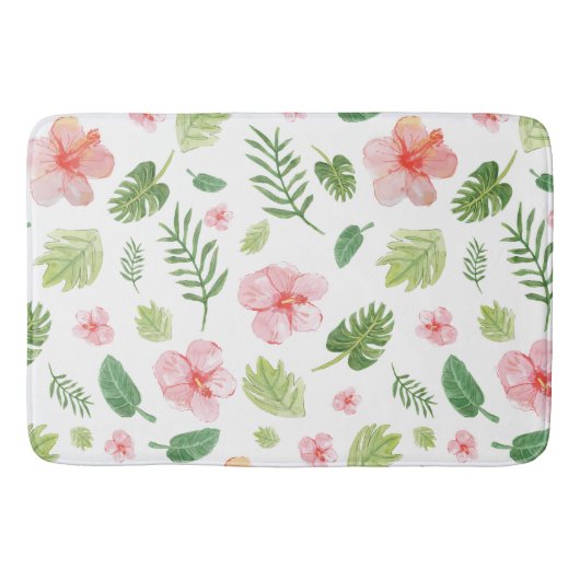 Waterverf Tropisch Badmat (Voorkant)