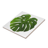 Waterverf tropisch blad tegeltje (Zijkant)