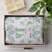 Waterverf Tropisch gnoomkostuum Tissuepapier (Geschenk)