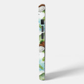 Waterverf Tropisch kokospatroon Case-Mate iPhone Case (Achterkant / Links)
