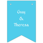 Waterverf Tropisch strand bruiloft Vlaggetjes (Tweede vlag)