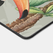 Waterverf Tropisch Woud & Toucan Vogels Bureaumat (Hoek)