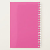 Waterverf tropische bloem planner (Achterkant)