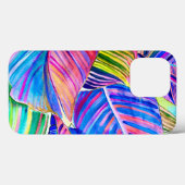 Waterverf tropische canna bladeren Case-Mate iPhone case (Achterkant (horizontaal))