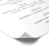 Waterverf tropische drink poster (Hoek)