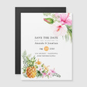 Waterverf Tropische Floral Beach Wedding (Voorkant / Achterkant)