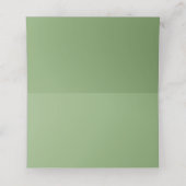 Waterverf tropische groene bruiloft. Botanisch (Binnenkant ongevouwen)