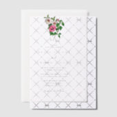 Waterverf Tropische Hibiscus Zomerbruiloft Vellum Uitnodigingen (Offset (Uitnodiging))