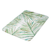 Waterverf Tropische palm Leaf Badmat (Gekanteld)