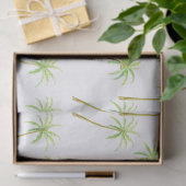 Waterverf Tropische palmbomen Tissuepapier (Geschenk)