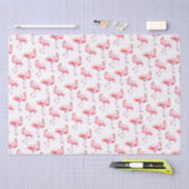 Waterverf Tropische roze flamingo Tissuepapier (Craft)