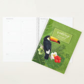 Waterverf Tropische Toucan Wedding Green V2 ID577 Planner (Display)