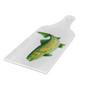 Waterverf Trout Paddle Snijplank (Hoek)