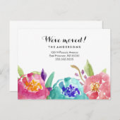 Waterverf tuin aankondigingskaart (Voorkant / Achterkant)