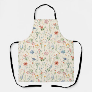 waterverf Tuin Bloemen Wilde bloem Lentewei Schort