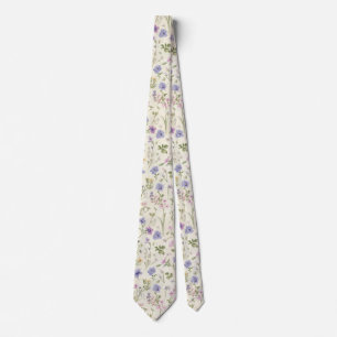 waterverf Tuin Bloemen Wilde bloemen Lente Weiland Stropdas