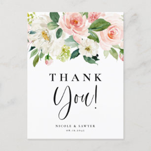 Waterverf  tuinbouwers Weddenschap Hartelijk dank Briefkaart