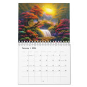 Waterverf tuinen kalender (Feb 2026)