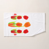 Waterverf Tulip Floral Bad Handdoek (Handdoek)