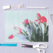 Waterverf Tulips Bouquet Spring Illustration Tissuepapier (Craft)