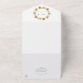 waterverf tulips rsvp hecht bruiloft all in one uitnodiging (Buitenkant)