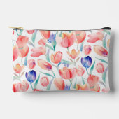 Waterverf tulpen patroon klein etui (Voorkant)