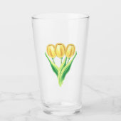  Waterverf Tulpen Spring Flowers Glas (Voorkant)